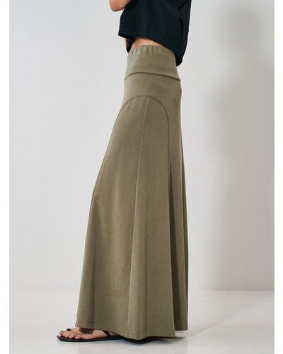 【YENN 2026 SPRING】FIBRIL JERSEY SKIRT - Champdelarose
