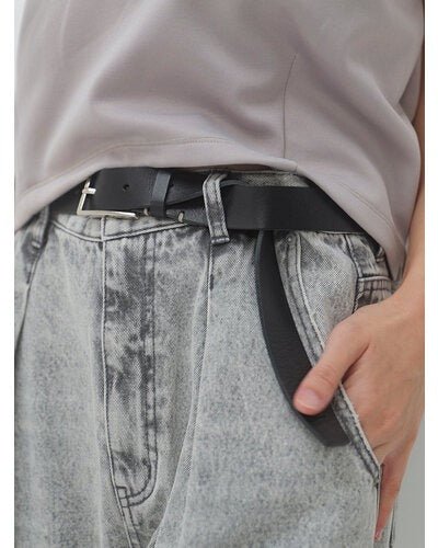 【YENN 2026 SPRING】LEATHER BELT - Champdelarose