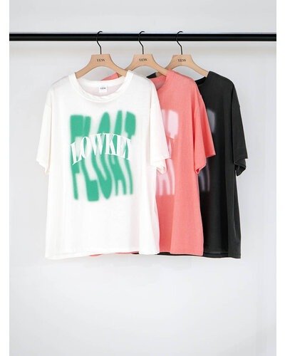 【YENN 2026 SPRING】LOWKEY PRINT TEE - Champdelarose