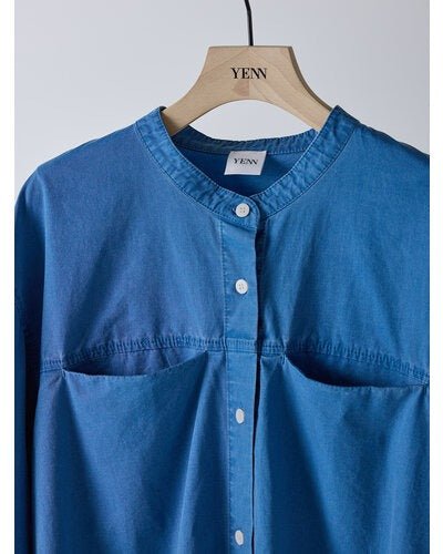 【YENN 2026 SPRING】PIGMENT WASHED SHIRT - Champdelarose