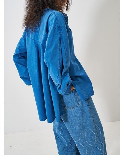 【YENN 2026 SPRING】PIGMENT WASHED SHIRT - Champdelarose