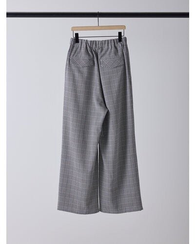 【YENN 2026 SPRING】PLAID TUCK EASY PT - Champdelarose