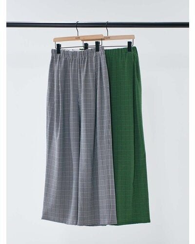 【YENN 2026 SPRING】PLAID TUCK EASY PT - Champdelarose