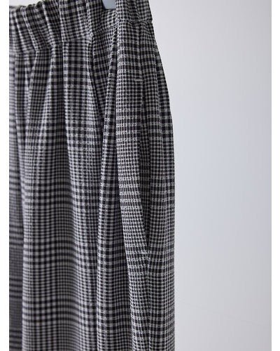 【YENN 2026 SPRING】PLAID TUCK EASY PT - Champdelarose