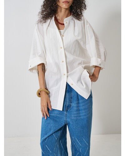 【YENN 2026 SPRING】ROUND FORM SHIRT - Champdelarose