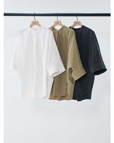 【YENN 2026 SPRING】ROUND FORM SHIRT - Champdelarose