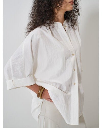 【YENN 2026 SPRING】ROUND FORM SHIRT - Champdelarose