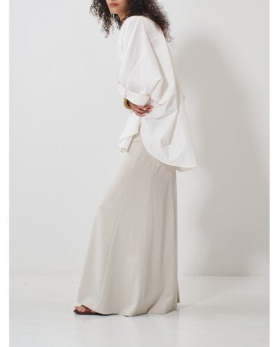 【YENN 2026 SPRING】ROUND FORM SHIRT - Champdelarose