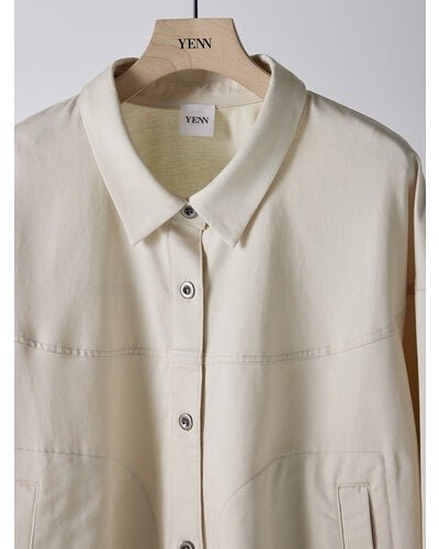 【YENN 2026 SPRING】ROUND VOLUME BLOUSON - Champdelarose