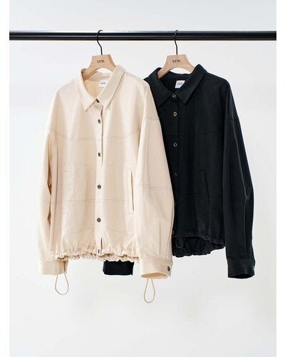 【YENN 2026 SPRING】ROUND VOLUME BLOUSON - Champdelarose