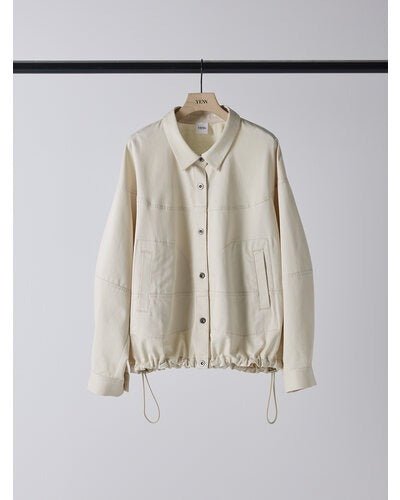 【YENN 2026 SPRING】ROUND VOLUME BLOUSON - Champdelarose