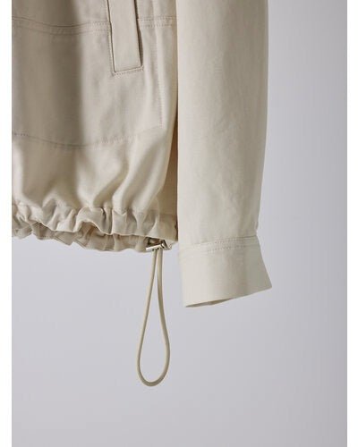 【YENN 2026 SPRING】ROUND VOLUME BLOUSON - Champdelarose