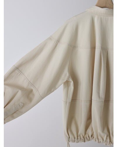 【YENN 2026 SPRING】ROUND VOLUME BLOUSON - Champdelarose