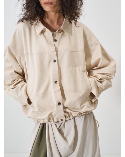 【YENN 2026 SPRING】ROUND VOLUME BLOUSON - Champdelarose