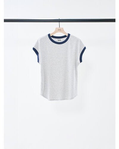 【YENN 2026 SPRING】SHORT SLEEVE RIB TEE - Champdelarose