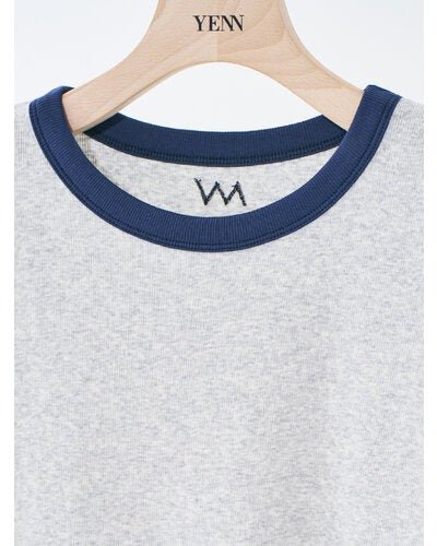 【YENN 2026 SPRING】SHORT SLEEVE RIB TEE - Champdelarose