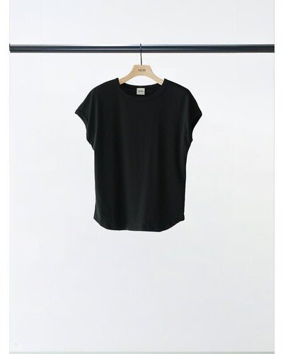 【YENN 2026 SPRING】SHORT SLEEVE RIB TEE - Champdelarose