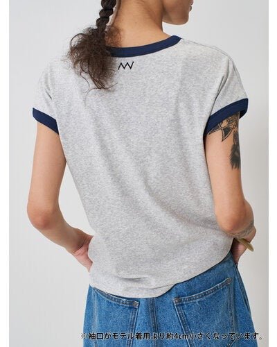 【YENN 2026 SPRING】SHORT SLEEVE RIB TEE - Champdelarose
