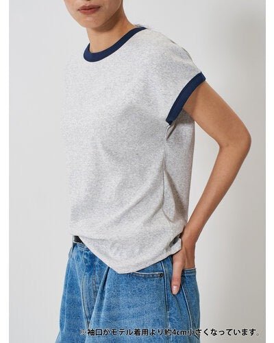 【YENN 2026 SPRING】SHORT SLEEVE RIB TEE - Champdelarose
