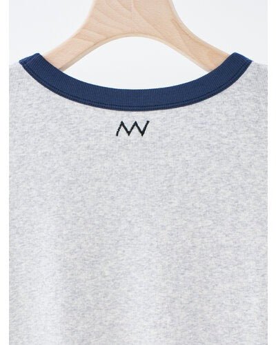 【YENN 2026 SPRING】SHORT SLEEVE RIB TEE - Champdelarose