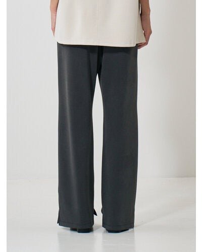 【YENN 2026 SPRING】SIDE SLIT SLACKS - Champdelarose