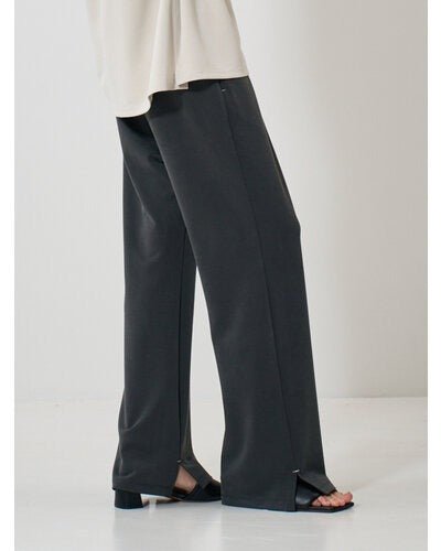 【YENN 2026 SPRING】SIDE SLIT SLACKS - Champdelarose
