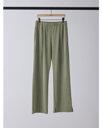 【YENN 2026 SPRING】SIDE SLIT SLACKS - Champdelarose