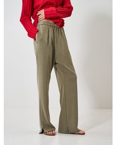 【YENN 2026 SPRING】SIDE SLIT SLACKS - Champdelarose