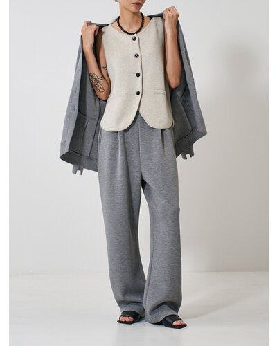 【YENN 2026 SPRING】SPONDISH TUCK PT - Champdelarose