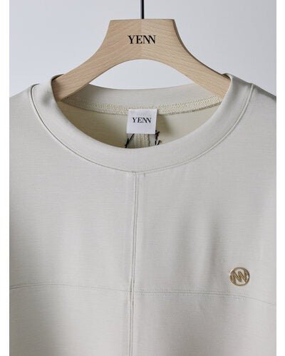 【YENN 2026 SPRING】STITCH WORK TEE - Champdelarose