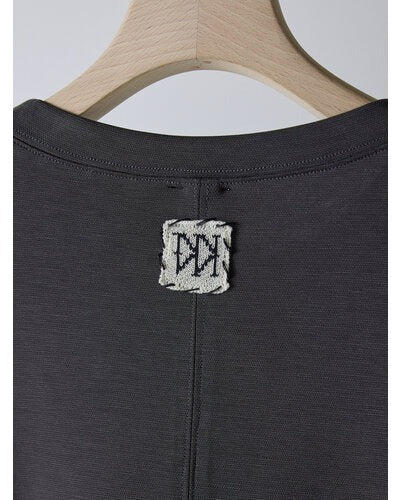 【YENN 2026 SPRING】STITCH WORK TEE - Champdelarose