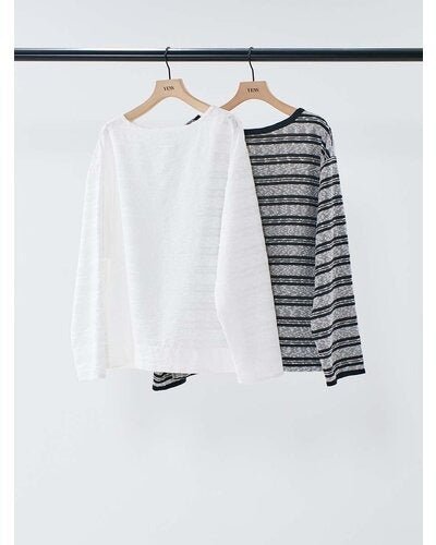 【YENN 2026 SPRING】STP LONG TEE BLOUSE - Champdelarose