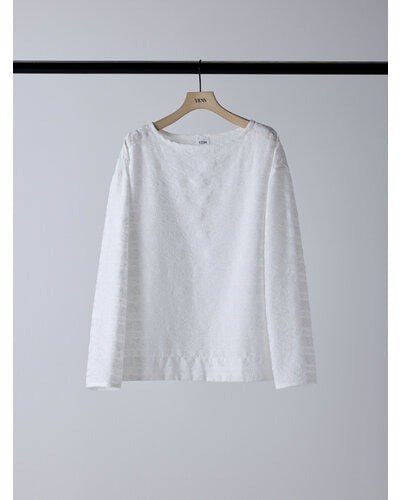 【YENN 2026 SPRING】STP LONG TEE BLOUSE - Champdelarose