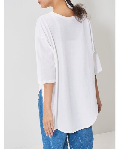 【YENN 2026 SPRING】TWIST HEM TEE - Champdelarose
