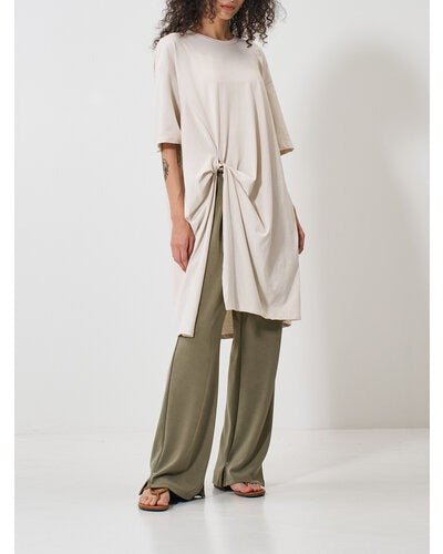 【YENN 2026 SPRING】TWIST TUNIC TEE - Champdelarose