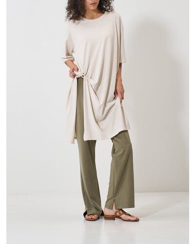 【YENN 2026 SPRING】TWIST TUNIC TEE - Champdelarose