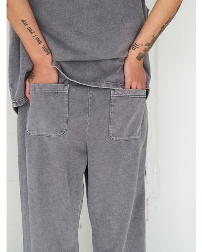 【YENN 2026 SUMMER COLLECTION】ACID DYE SWEATPANTS - Champdelarose