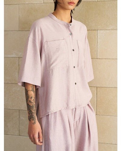 【YENN 2026 SUMMER COLLECTION】BIG POCKET SHIRT - Champdelarose