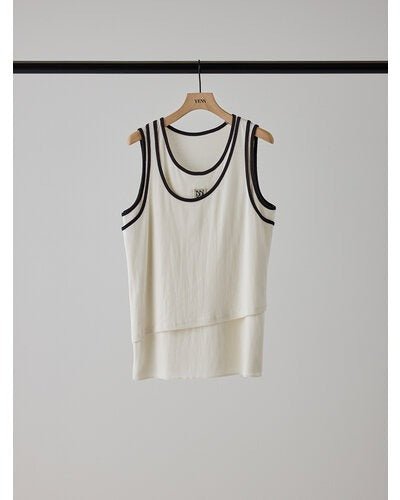 【YENN 2026 SUMMER COLLECTION】COLOR LAYERED TANK - Champdelarose