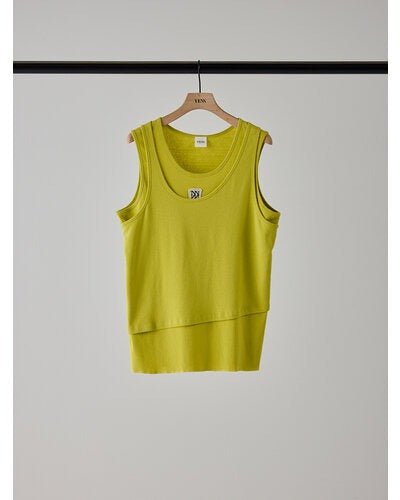 【YENN 2026 SUMMER COLLECTION】COLOR LAYERED TANK - Champdelarose