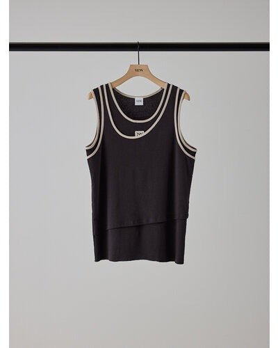 【YENN 2026 SUMMER COLLECTION】COLOR LAYERED TANK - Champdelarose