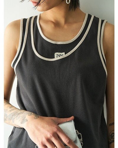 【YENN 2026 SUMMER COLLECTION】COLOR LAYERED TANK - Champdelarose