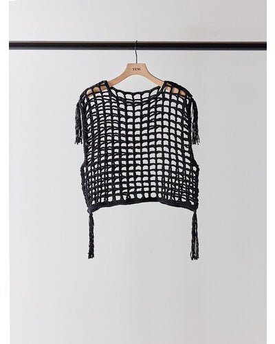 【YENN 2026 SUMMER COLLECTION】CROCHET MESH TOPS - Champdelarose
