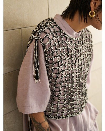 【YENN 2026 SUMMER COLLECTION】CROCHET MESH TOPS - Champdelarose