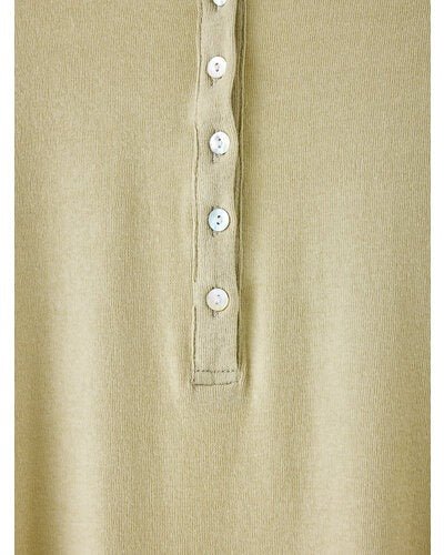 【YENN 2026 SUMMER COLLECTION】HENRY NECK TEE - Champdelarose