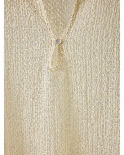 【YENN 2026 SUMMER COLLECTION】KEY NECK BLOUSE - Champdelarose