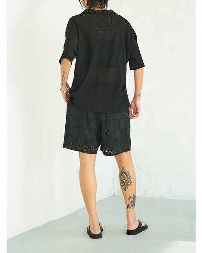 【YENN 2026 SUMMER COLLECTION】LACE BERMUDA PT - Champdelarose