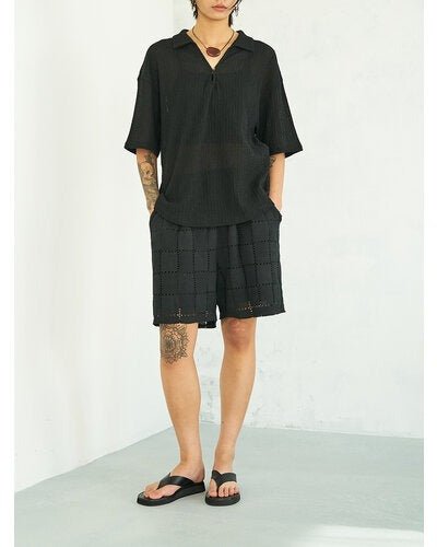 【YENN 2026 SUMMER COLLECTION】LACE BERMUDA PT - Champdelarose