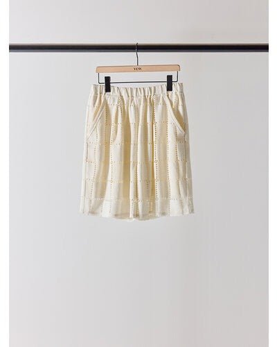 【YENN 2026 SUMMER COLLECTION】LACE BERMUDA PT - Champdelarose
