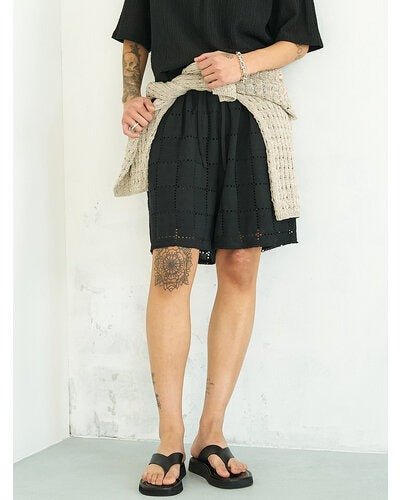【YENN 2026 SUMMER COLLECTION】LACE BERMUDA PT - Champdelarose